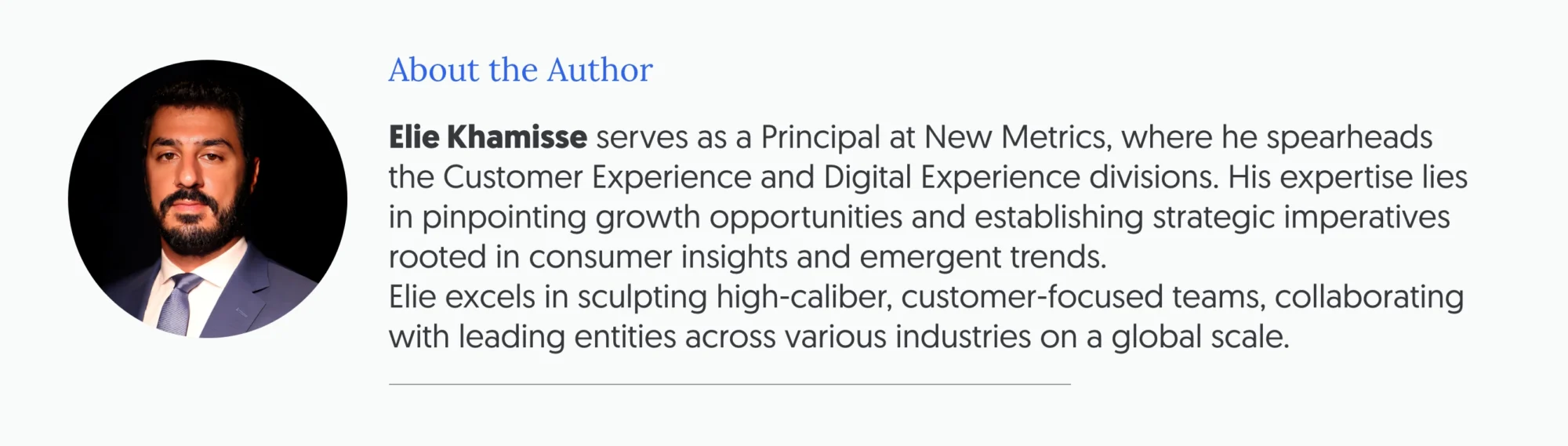 Elie Khamisse-Emotion AI and Customer Experience-New Metrics