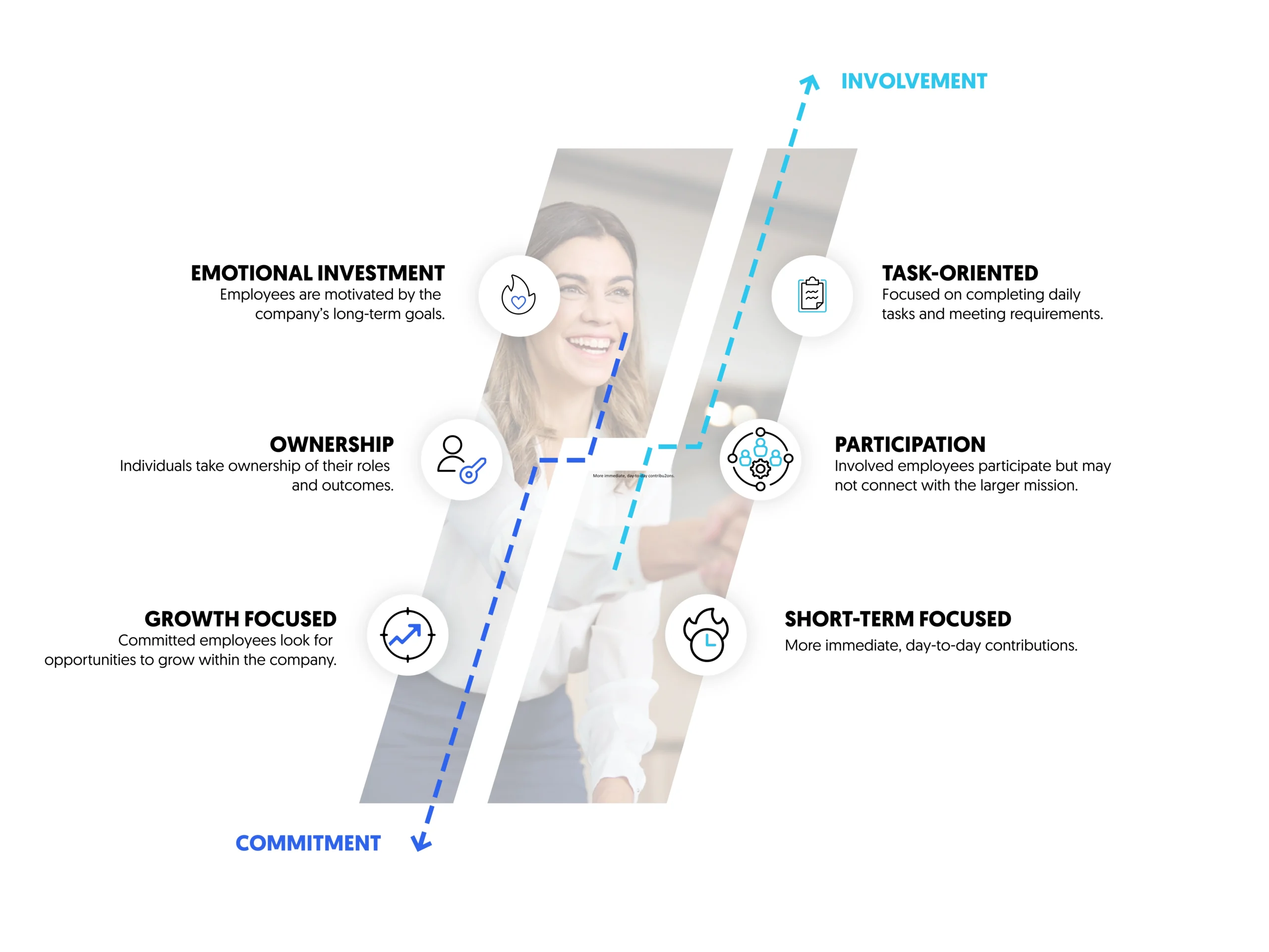 commitment vs. involvement in employee experience