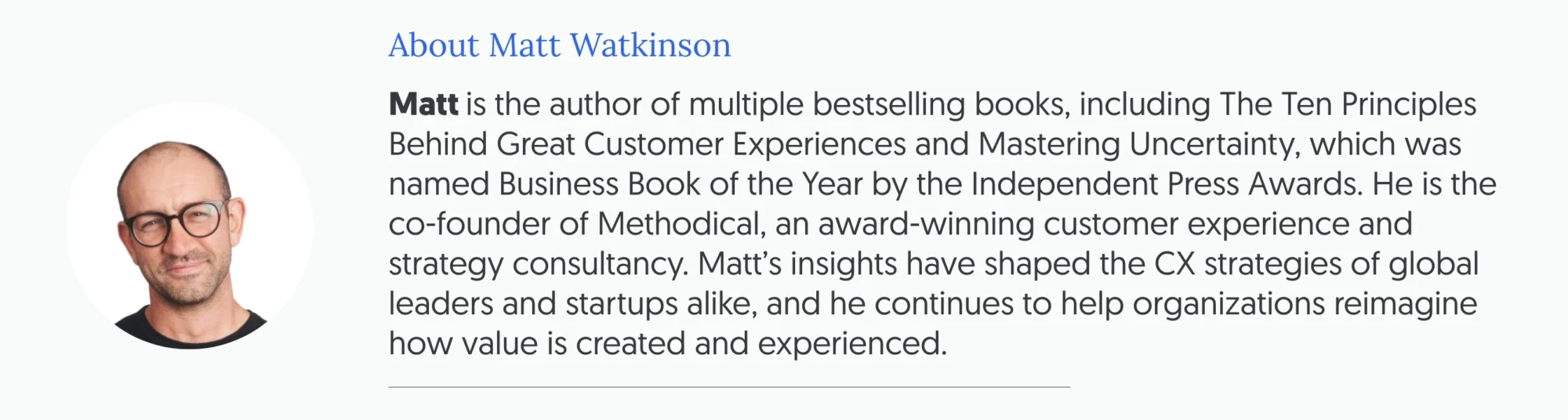 Matt Watkinson Bio- New Metrics