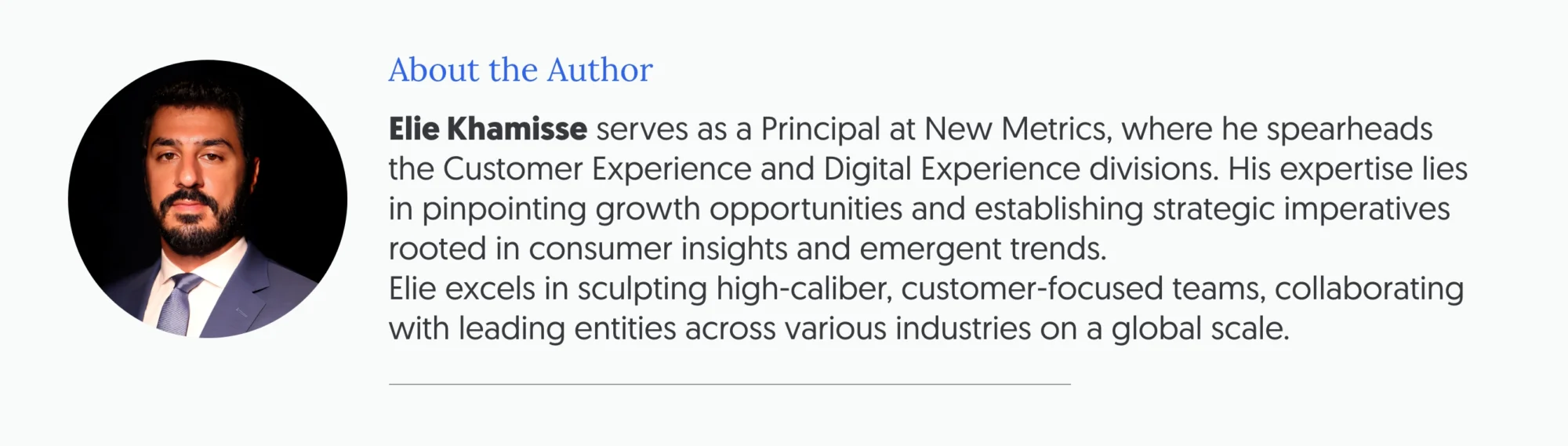 Elie Khamisse- Moments that matter in public services CX-New Metrics