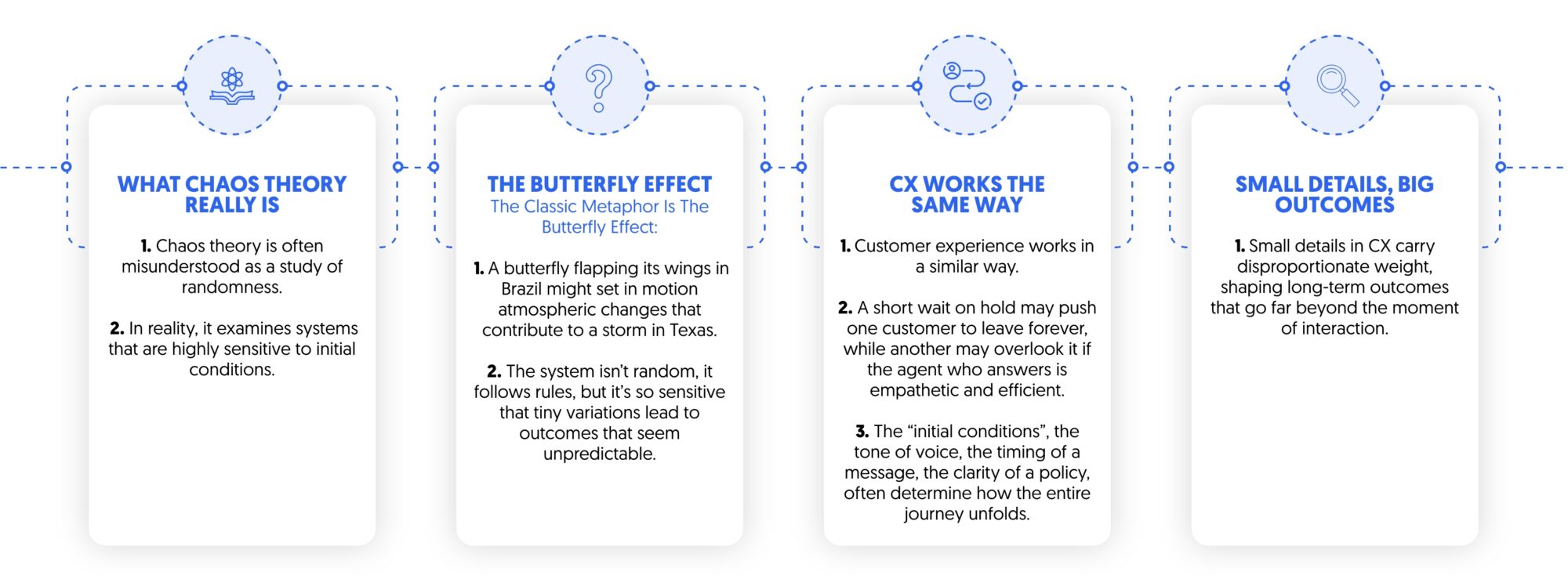 chaos theory and Butterly effect in customer experience
