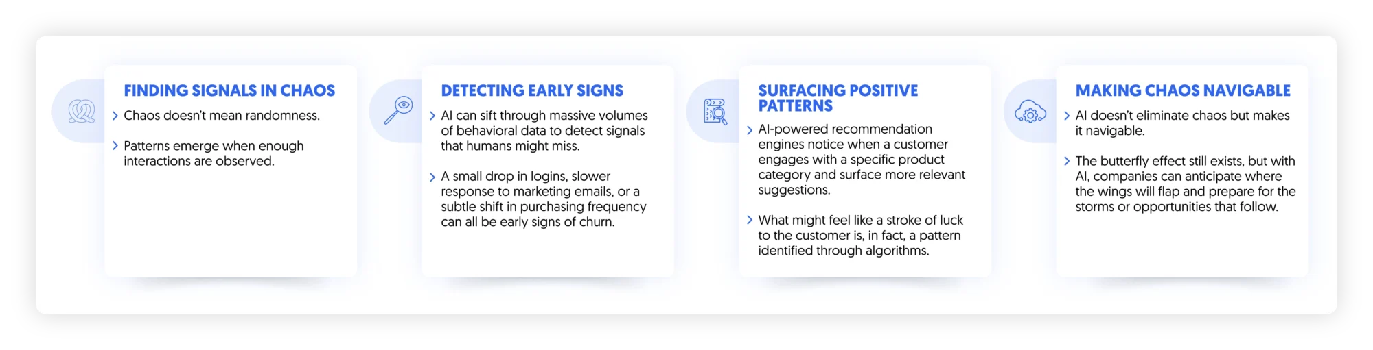 AI, chaos theory, butterfly effect, and customer experience