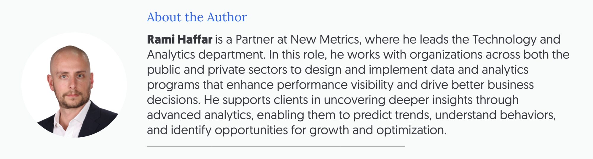 Rami Haffar- CX 2026- New Metrics