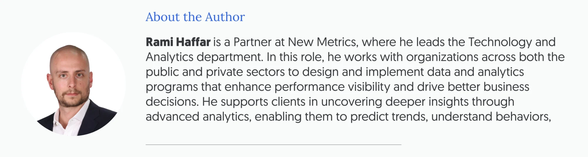 Rami Haffar- CX 2026- New Metrics